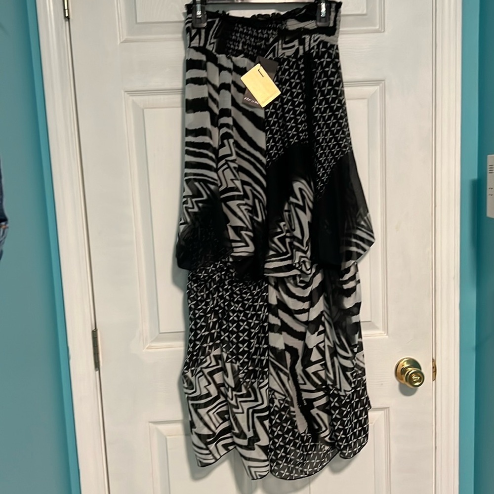 NWT Alberto Makali maxi skirt adjustable length stretchy waistband